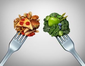 chosing healthy food options