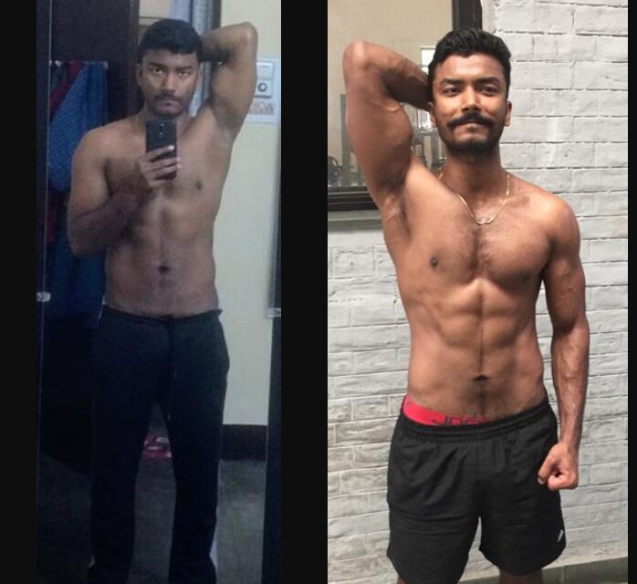 Before and after my first keto cycle, 2018 to 2019